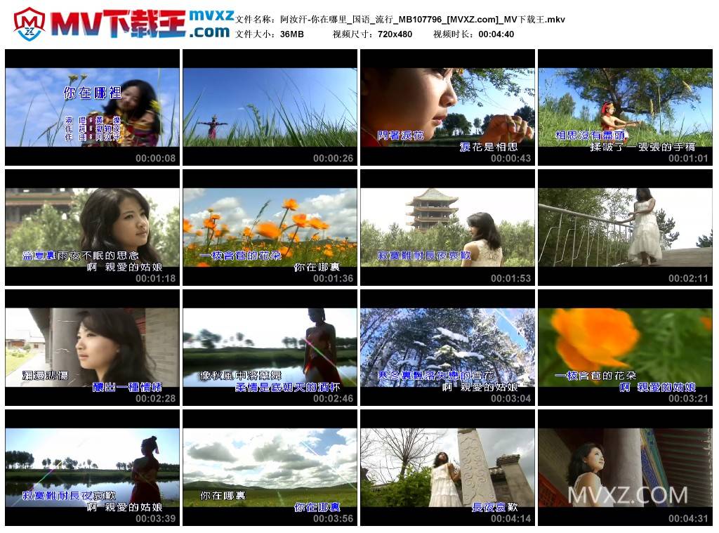 阿汝汗-你在哪里_国语_流行_MB107796